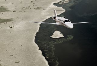 Citation over lake