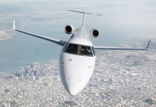 Legacy 600 over San Francisco