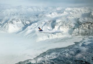777 over Greenland
